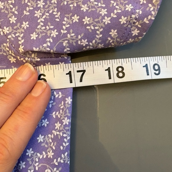 NWT No Boundaries Purple Short Sleeve coquette Wrap Crop Top women's teen Large - Picture 9 of 10